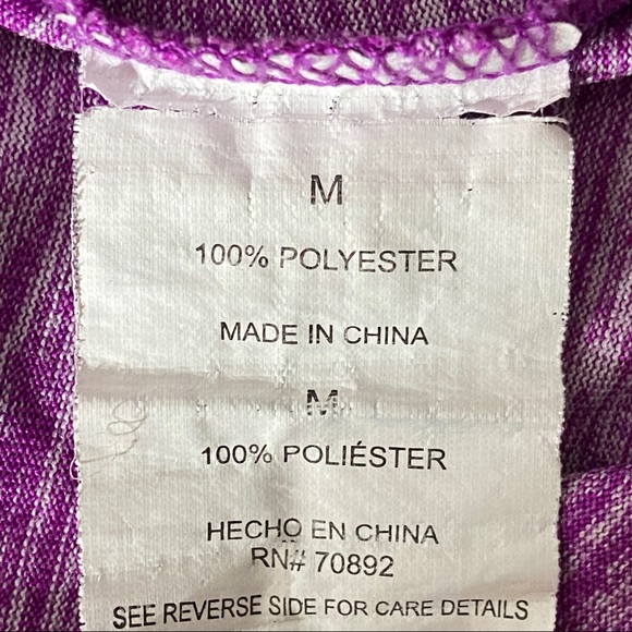 Layer 8 Tank Top Athletic Workout Purple Medium - Picture 6 of 10